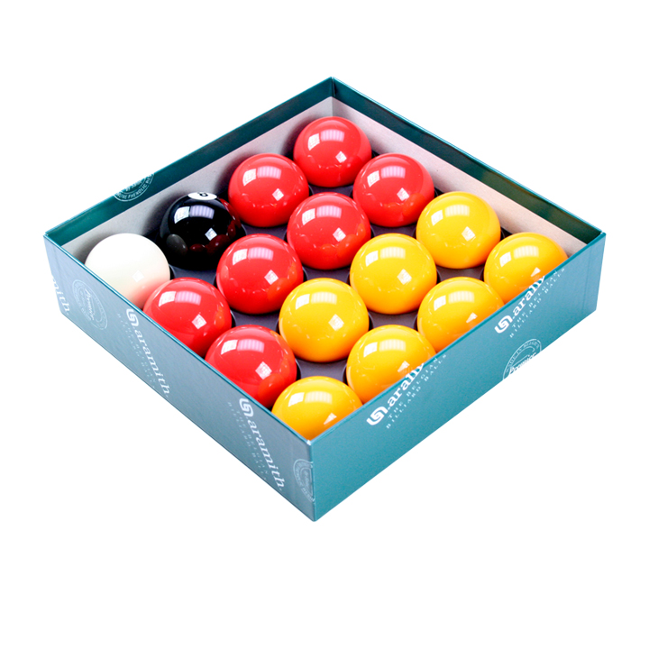 Red & Yellow Aramith 2” Ball Set With 2” Cue Ball